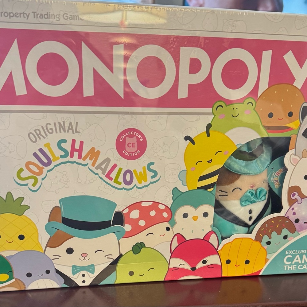 Original Squishmallows Collector's Edition Board Game - Pink